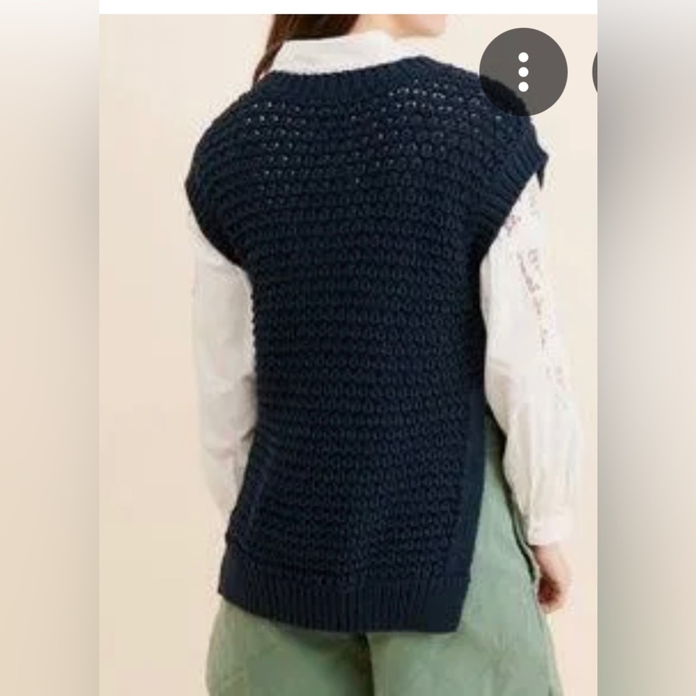 Maeve sweater vest (navy)